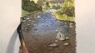 painting watercolor rocks water under watercolour underwater paintings techniques tutorial acrylics davies river paint lesson acrylic tutorials drawing visit