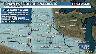 A dry, pleasant week ahead; rain/snow by the weekend
