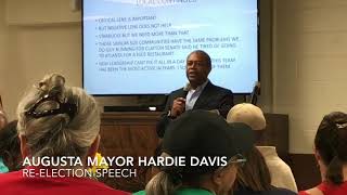 Mayor Hardie Davis campaigns for re-election