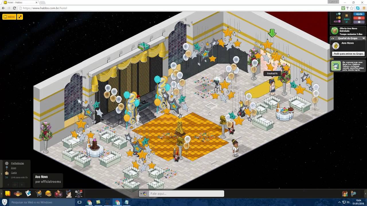 CONQUISTE EMBLEMA DE ANO NOVO 2016 Emblemas Habbo PT/BR