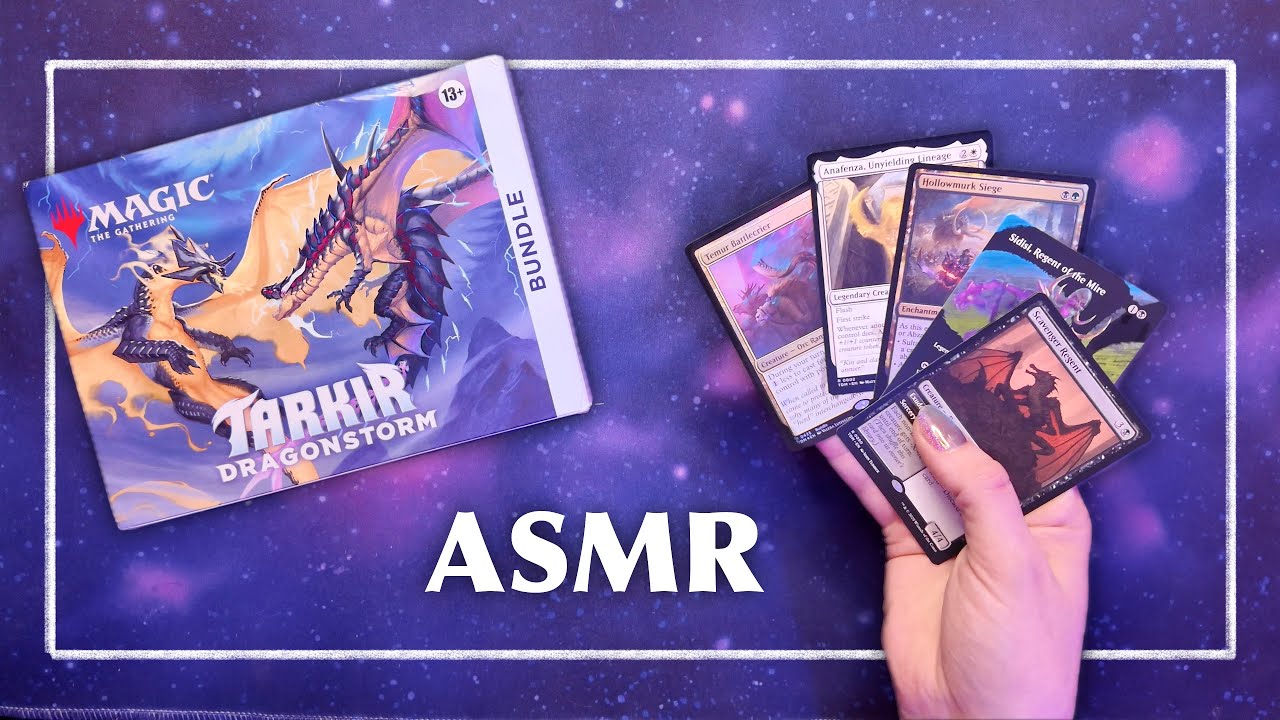ASMR | Magic: The Gathering Bundle Opening for Tarkir Dragonstorm | Soft Speaking