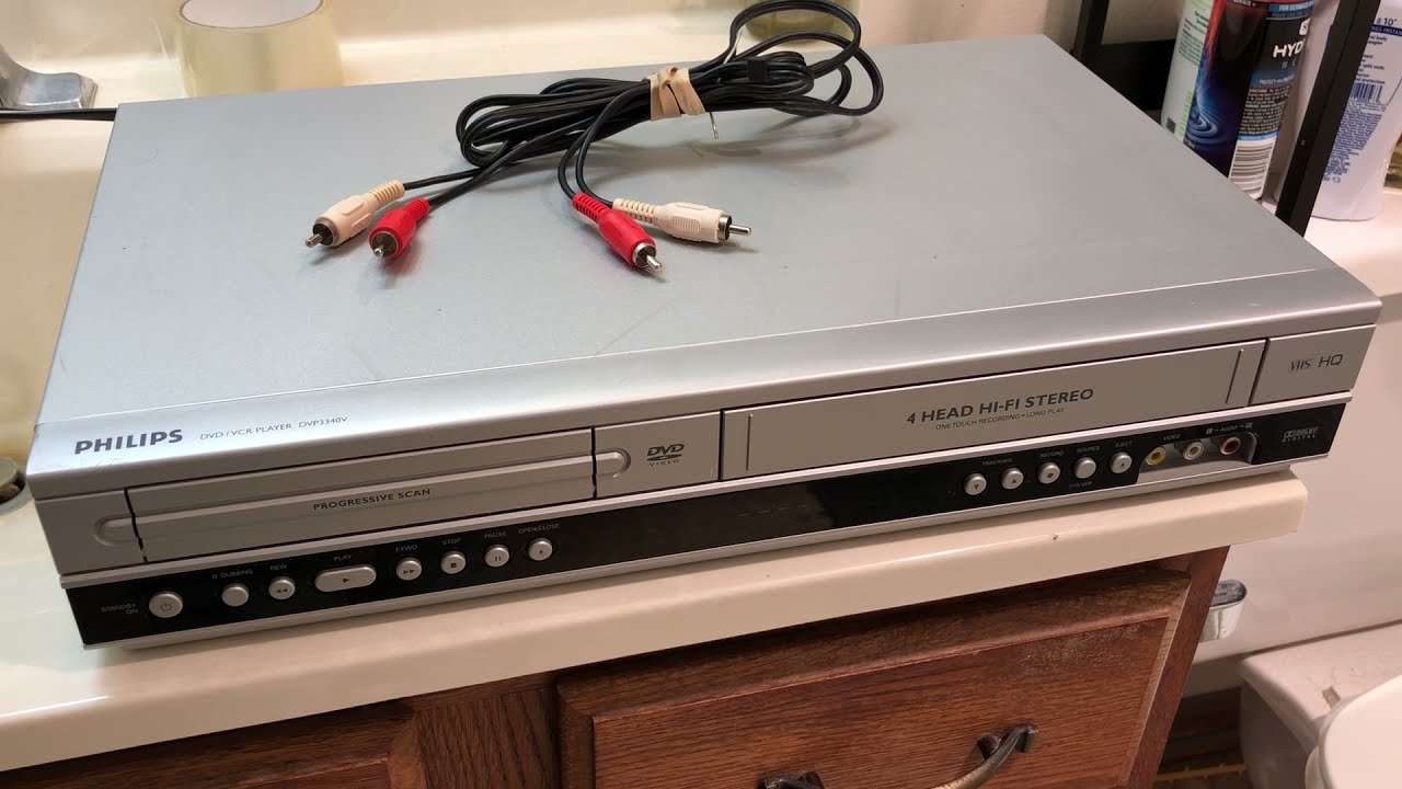 Philips DVP3340V DVD VCR & VHS Recorder Combo Player YouTube
