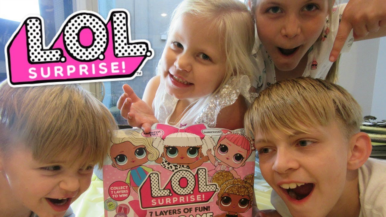 LOL SURPRISE DOLL GAME: 7 Layers of Fun Game and LOL DOll Unboxing