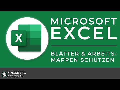 Microsoft Excel - Blätter und Arbeitsmappen schützen oder sperren Kurzüberblick Tutorial