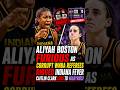 WNBA Fans EXPLODE As Aliyah Boston Questions Key Calls In Fever-Valkyries Showdown!