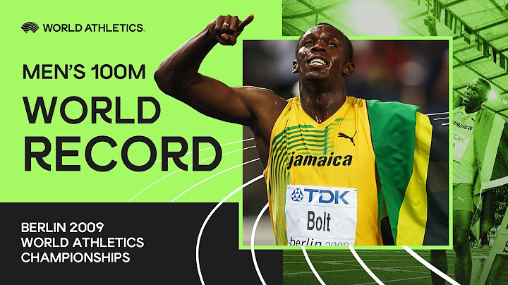 World Record | Men's 100m Final | World Athletics Championships Berlin 2009