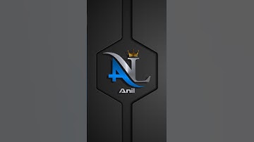 Anil name logo design #shorts #shortsvideo #short
