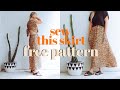 DIY skirt FREE PATTERN | Sewing tutorial