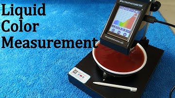 Liquid Paste Slurry Colorimeter Spectrophotometer Color Difference Meter by Sensegood