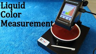 Liquid Paste Slurry Colorimeter Spectrophotometer Color Difference Meter By Sensegood