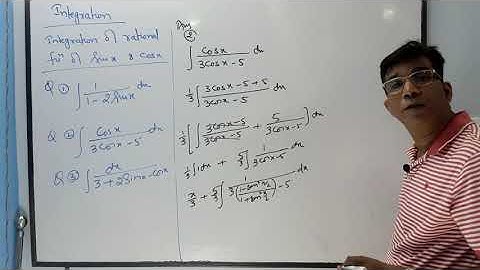 integral of rational function of sinx  cosx