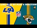 Los Angeles Rams vs Jacksonville Jaguars | NFL Livestream Live Play By Play &amp; reaction (10/19/2025)