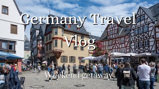 Germany Travel Vlog | Weekend getaway 🚗🥨🌸