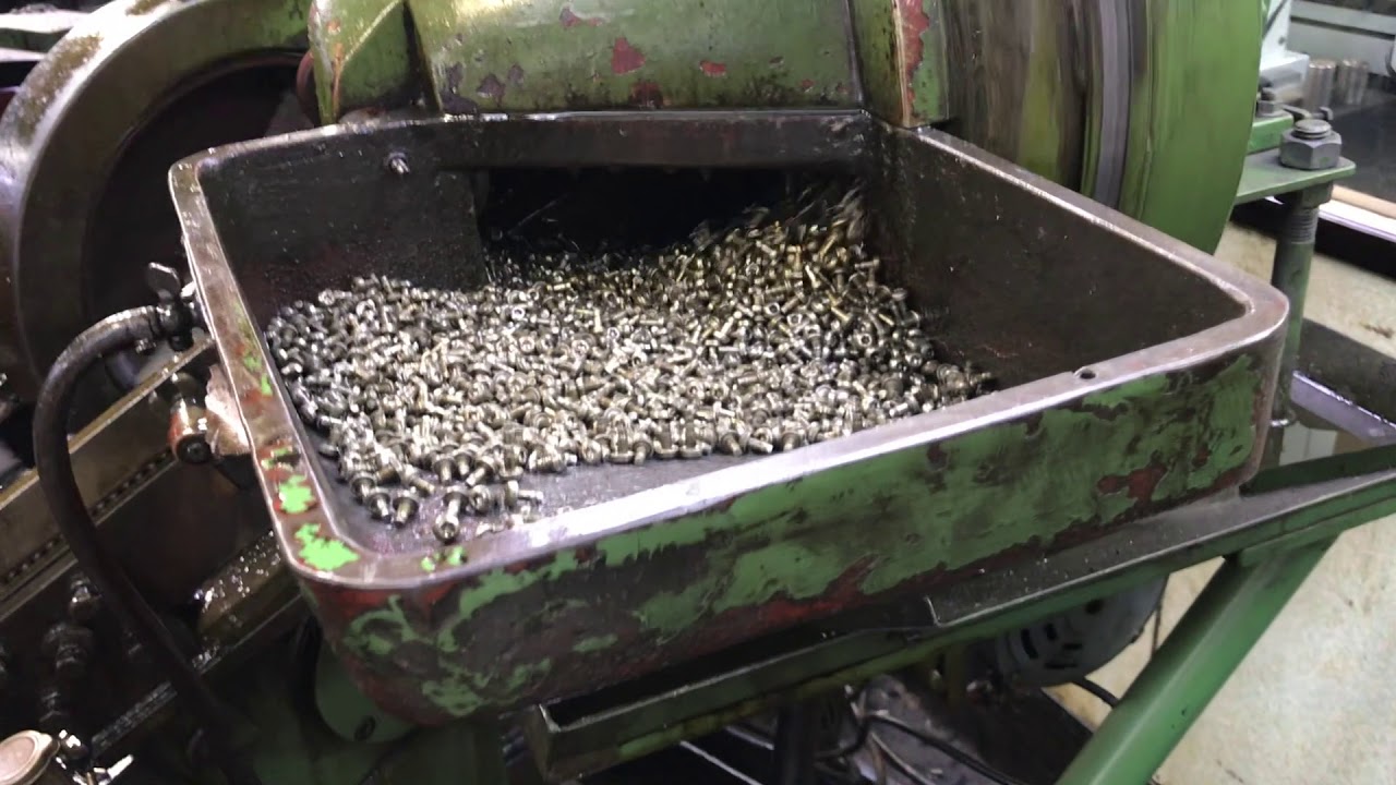 Thread Rolling Machine - YouTube