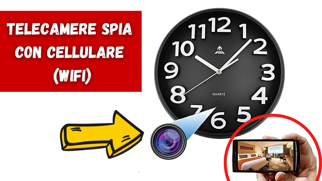 🔥 8 Migliori Telecamere Spia con Cellulare (WIFI) senza fili