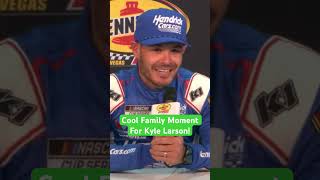 Cool Family Moment For Kyle Larson!