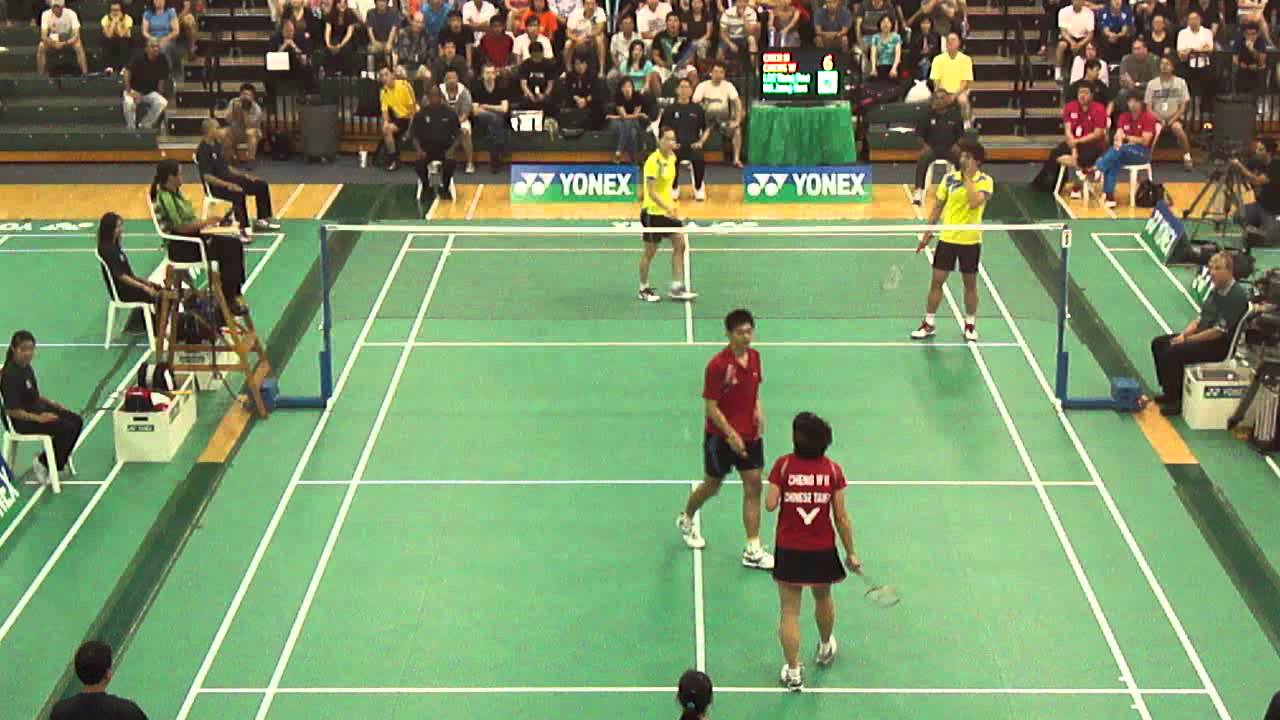 2011 US Open Badminton XD Final KOR vs TPE 1/4 full YouTube