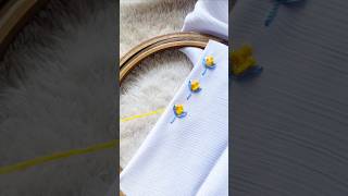 😍#ytshorts #embroidery #handmade #stitching #craft #artist #crochet #loopstitch #sewing #beginners