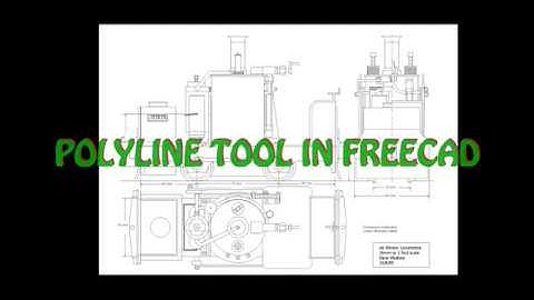 FreeCAD USING THE POLYLINE AND 