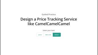 [System Design]Design a price tracking system like CamelCamelCamel