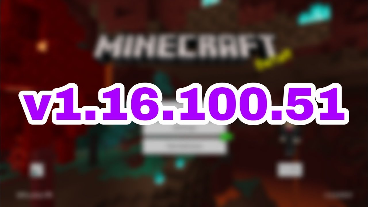 NEW MINECRAFT PE 1.16.100.51 BETA!!! Minecraft Pocket Edition Update ...