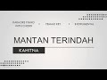 Kahitna - Mantan Terindah (Karaoke Piano Lirik   Chord | Female Key)