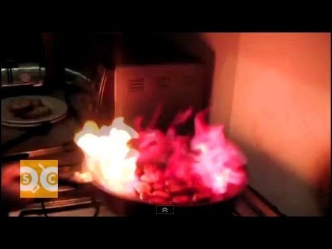 FLAMBÉED CHORIZO SAUSAGE - TAPAS ( SPECIAL GUEST COOK ) | SimpleCookingChannel