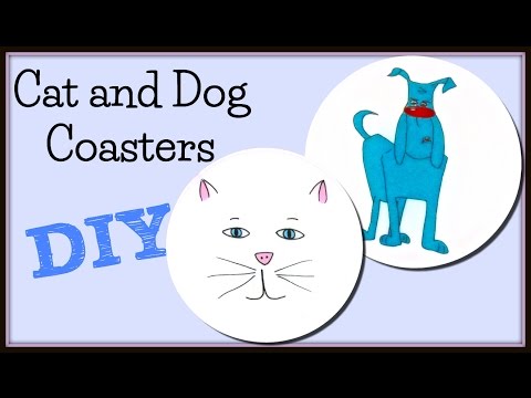 9343 diy dog claw shaped coaster