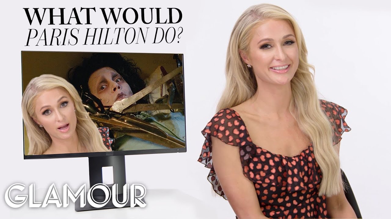 How Paris Hilton Would Handle Love Actually, Clueless, & Edward Scissorhands | Glamour