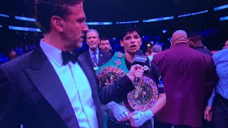 Ryan Garcia Immediate Reaction To Knocking Out Conor Benn Post Fight Interview
