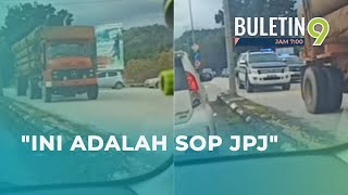 JPJ Iring Untuk Elak Lori Balak Lolos