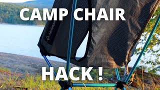 3 EASY ways to make your camp chair BETTER