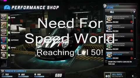 NFS:W Reaching Lvl 50!