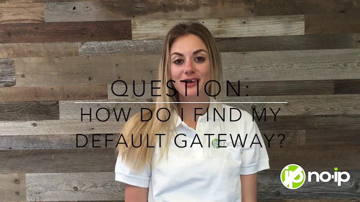 How Do I Find My Default Gateway : Support Question of the Day