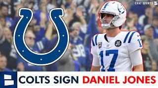 Breaking Colts Signing Daniel Jones To 2-Year Deal In 2026 Nfl Free Agency Colts News