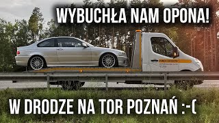 Niebezpieczny wyjazd z BMW E46 na Tor Poznań Track Day