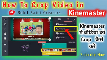 How to crop a video in KineMaster Beginner Tutorial 2021 | KineMaster Tutorial_Rohit Saini Creators
