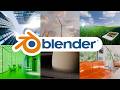 My Best Blender Animations as a Complete Beginner...