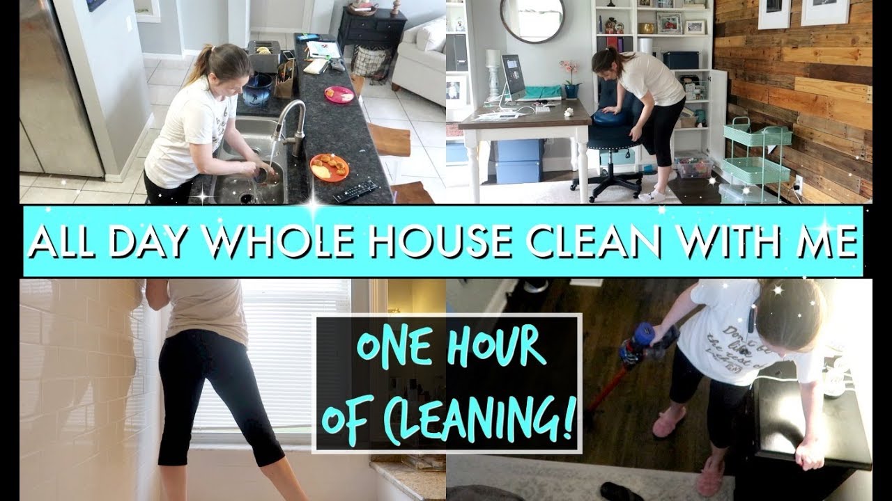 ULTIMATE CLEAN WITH ME | ALL DAY WHOLE HOUSE | EXTREME CLEANING ...