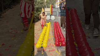 Red Vs Yellow 2000 Balloon Pop Mega Challenge 🤩#fun #shorts