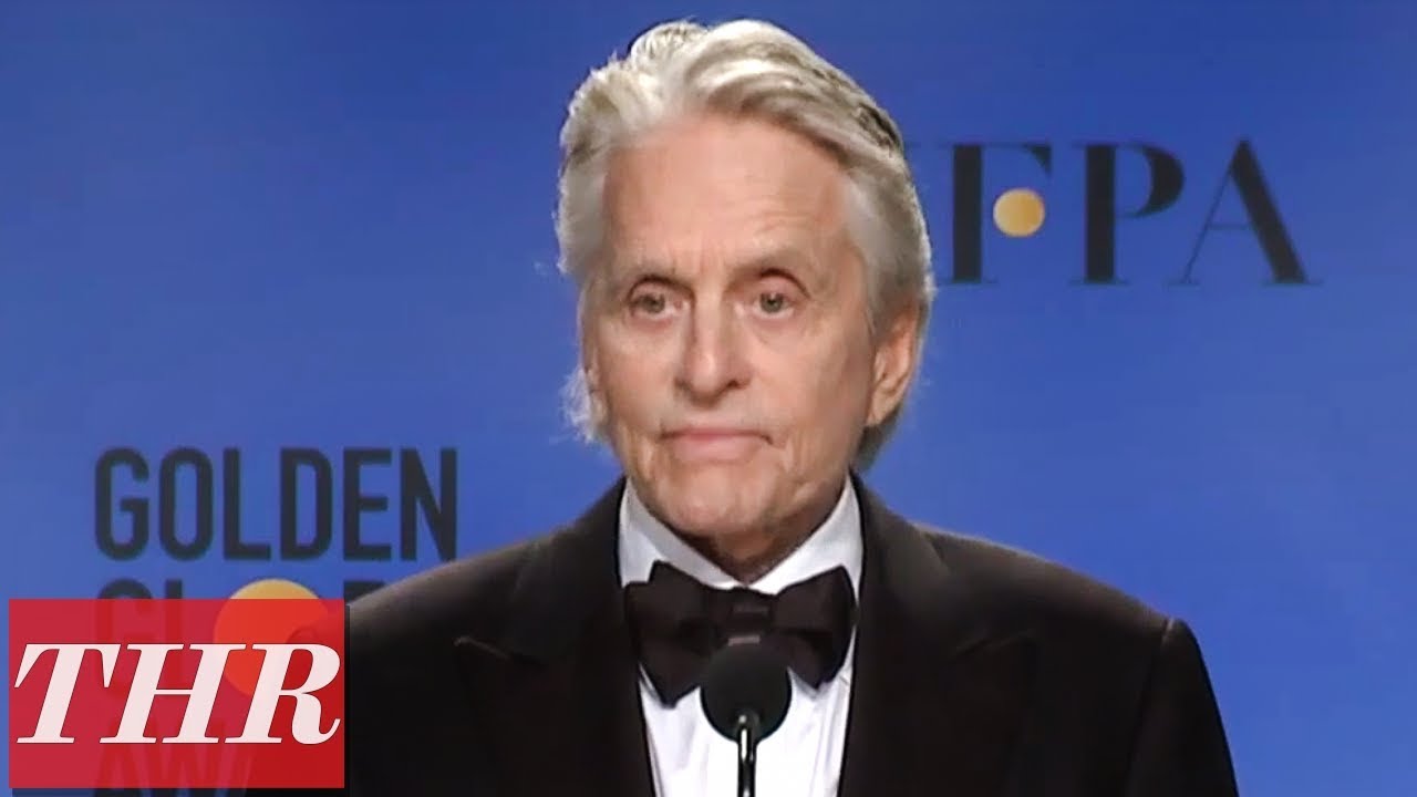 Golden Globe Winner Michael Douglas Full Press Room Speech | THR