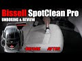 Bissell Spotclean Pro Carpet Cleaner Unboxing and Demonstration