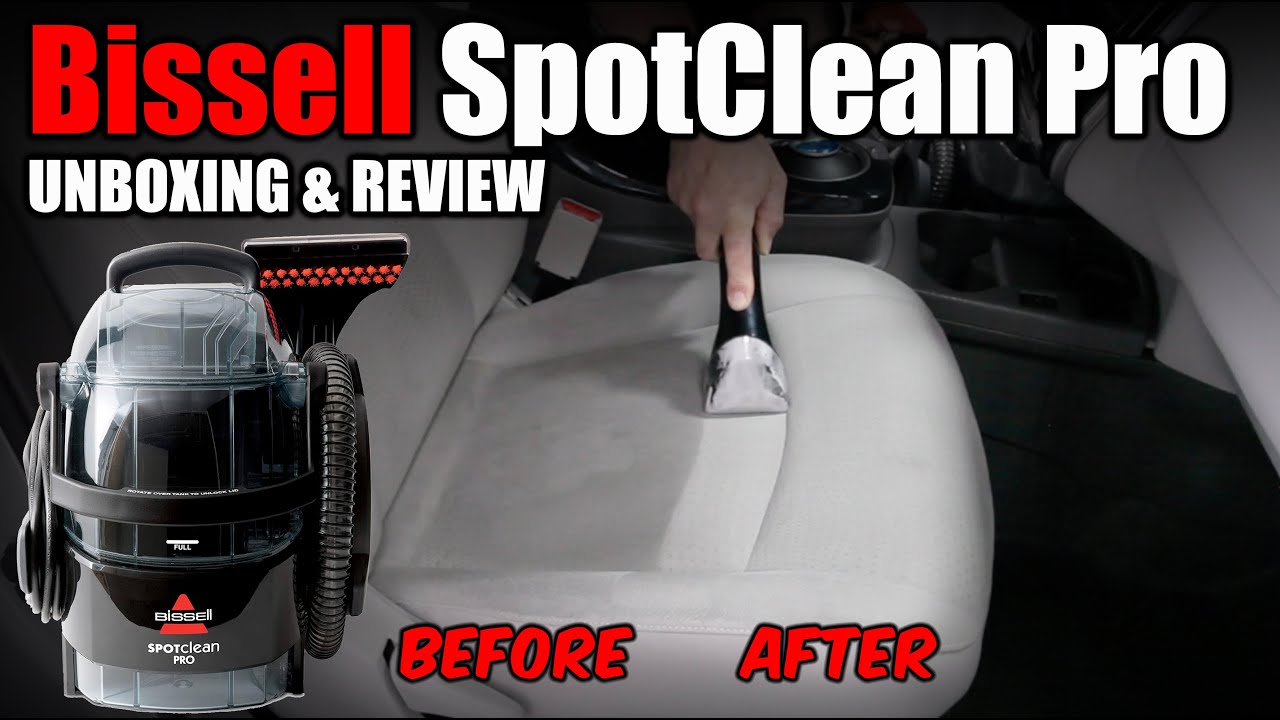 Bissell Spotclean Pro Carpet Cleaner Unboxing and Demonstration 