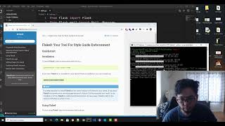 How to install Flask flake8