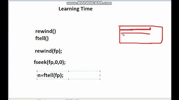 Rewind and Ftell Function in C Language | rewind in c | ftell in c program