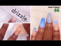DIP POWDER WITH TIPS | First Impressions of Drizzle Beauty Dip Powders | Beach Theme | MANI TUESDAY