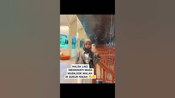 HALDA LAGI MENIKMATI MASA MUDA,KOK DI SURUH NIKAH 🤭 #haldajirayut#halda#haldarianta #arafah#fypshort