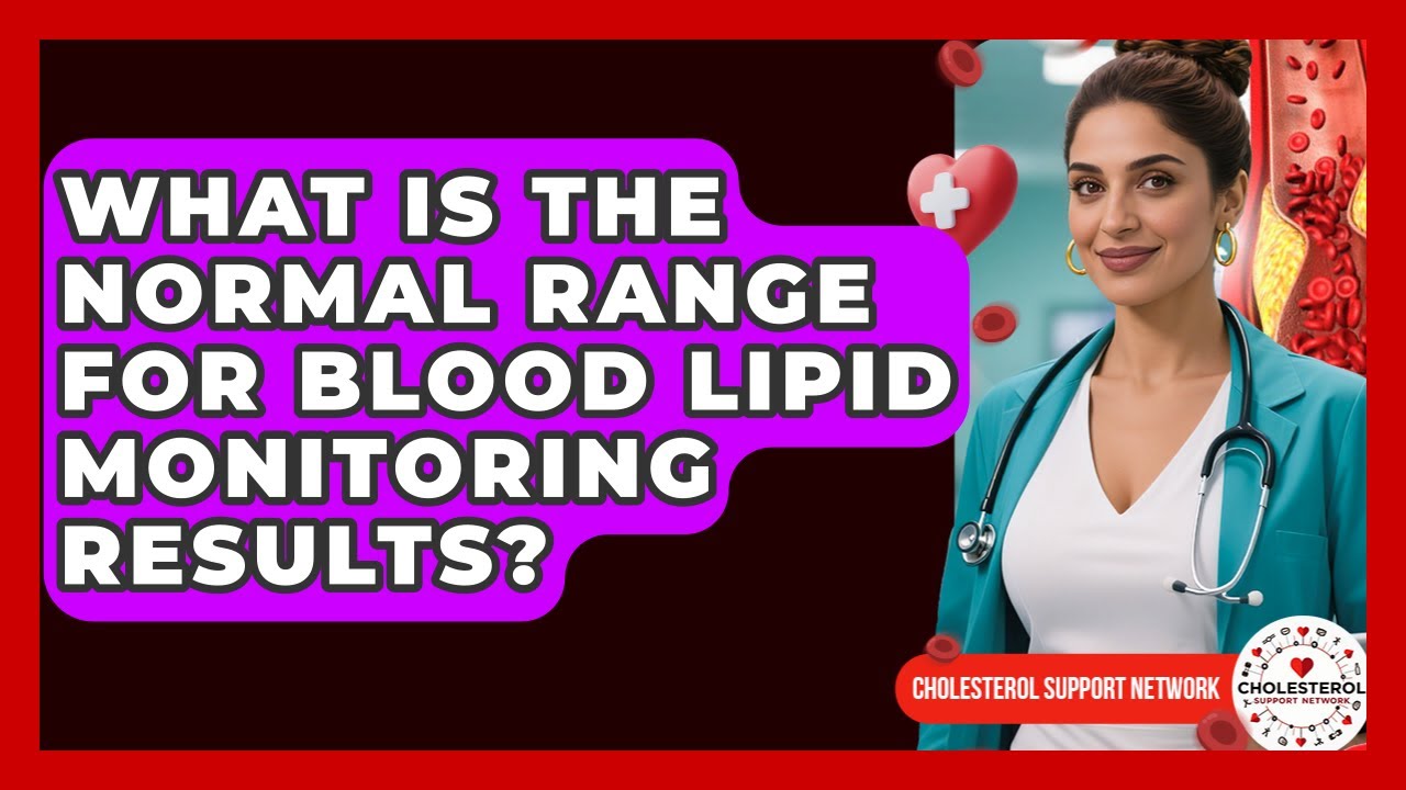 What Is the Normal Range for Blood Lipid Monitoring Results? - Cholesterol Support Network