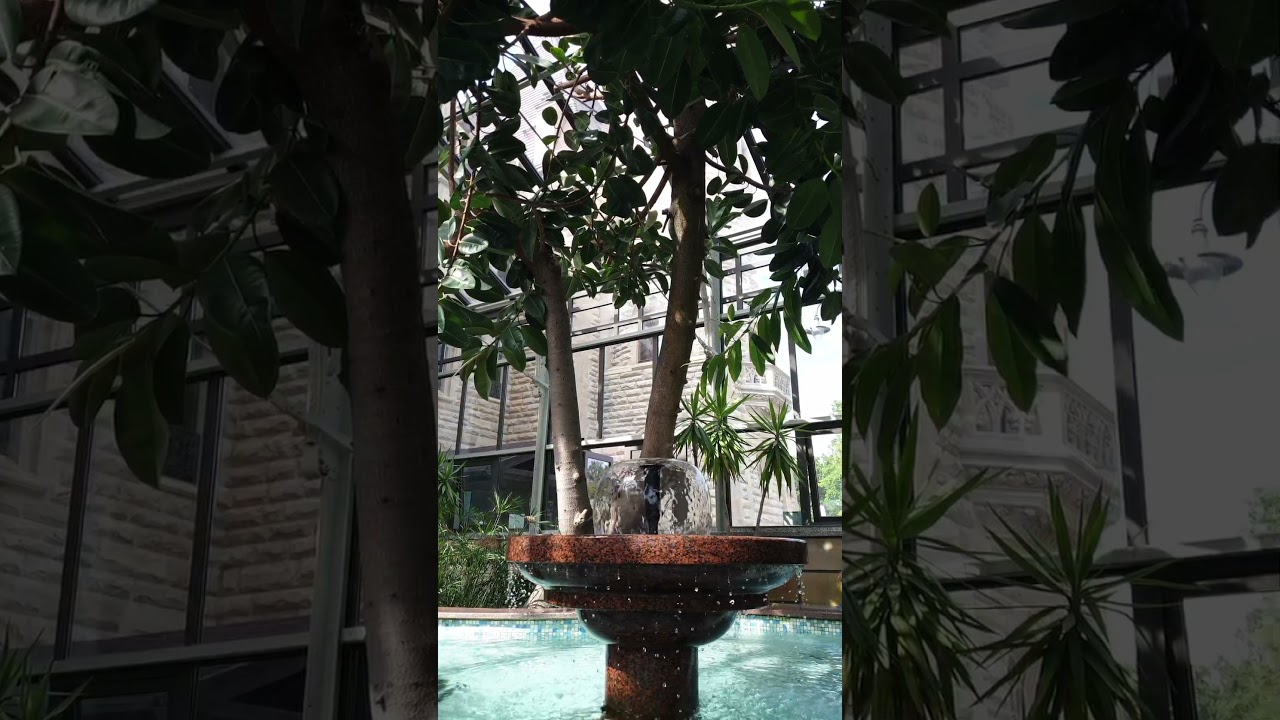 Orangery, the palace in Moszna, southern Poland 