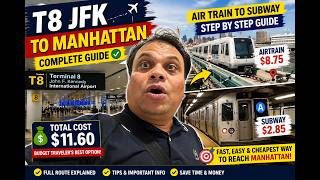 First Time at JFK Airport? JFK to Manhattan Complete Guide | AirTrain + Subway ($11.60)